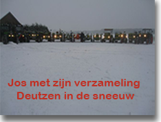 deutz in de sneeuw