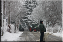 sneeuw in Hünningen