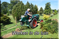 werken in de tuin